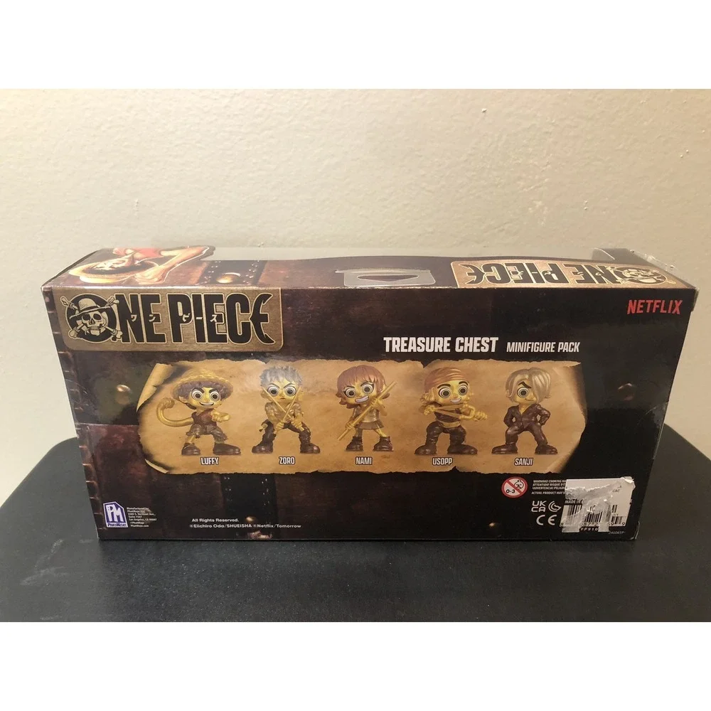 PhatMojo Netflix‎ One Piece Gold Treasure Chest 5 Pack Minifigures